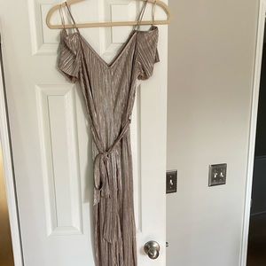 Topshop size small metallic jumpsuit